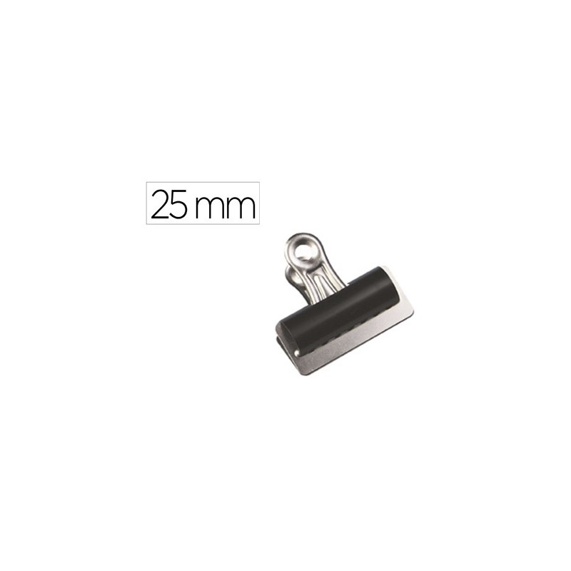 PINZA METALICA Q-CONNECT PALA FIJA 25 MM CAJA DE 10 UNIDADES