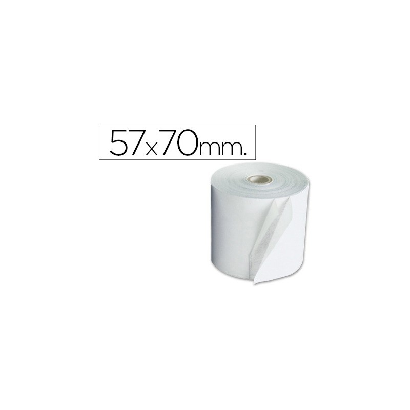 ROLLO SUMADORA EXACOMPTA ELECTRO 57 MM X 70 MM 60 G/M2