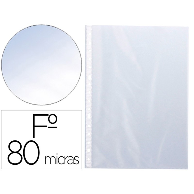 FUNDA MULTITALADRO Q-CONNECT FOLIO 80 MC PIEL DE NARANJA CAJA DE 1400 UNIDADES