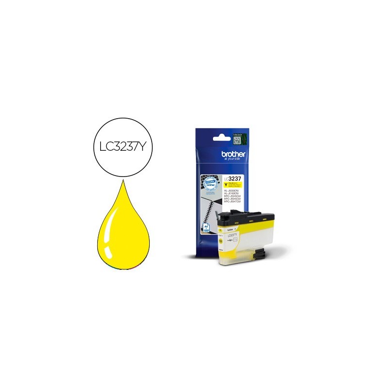 INK-JET BROTHER LC3237 HL-J6000DW / HL-J6100DW / MFC-J5945DW / MFC-J6945DW / MFC-J6947DW 1500 PAG AMARILLO