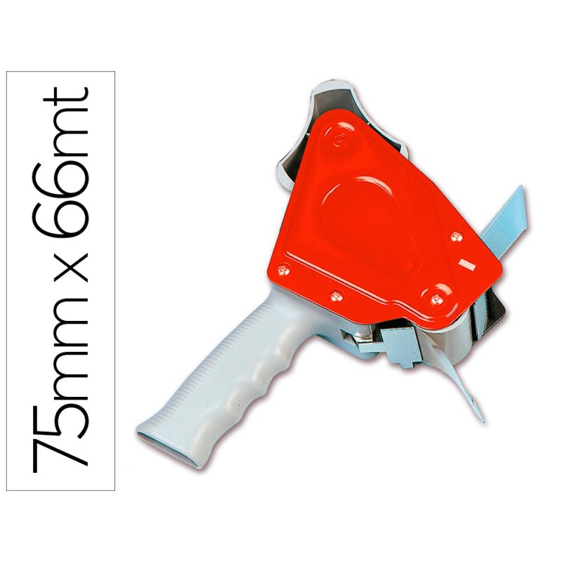 PORTARROLLO Q-CONNECT PARA EMBALAJE PARA CINTAS 66MT X 75 MM