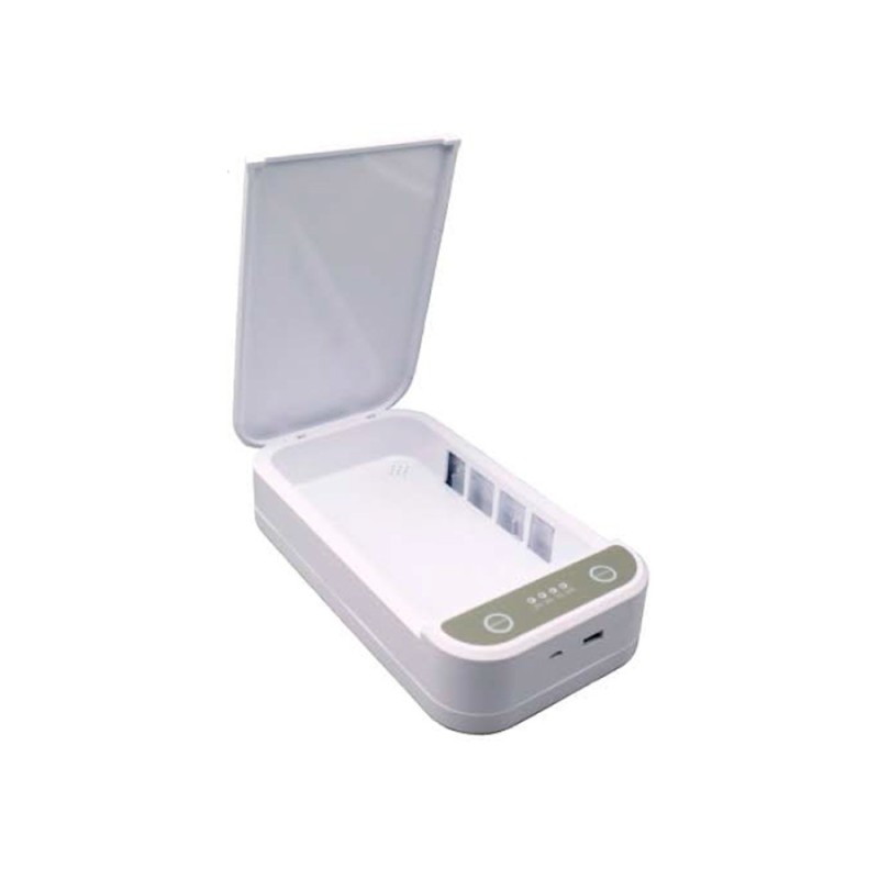 ESTERILIZADOR SOBREMESA INNOVA PARA MOVILES RELOJES LLAVES MOVILES RELOJES LLAVES MEDIDAS 178X103X30MM