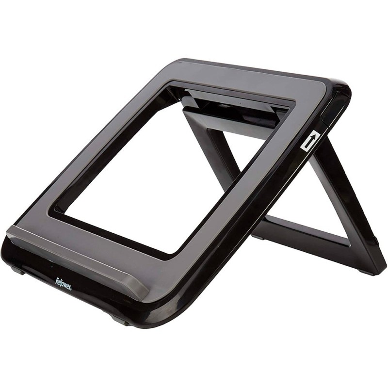 SOPORTE ELEVADOR FELLOWES I-SPIRE PARA PORTATIL HASTA 17" AJUSTABLE 7 ANGULOS DIFERENTES NEGRO 320X286X42 MM