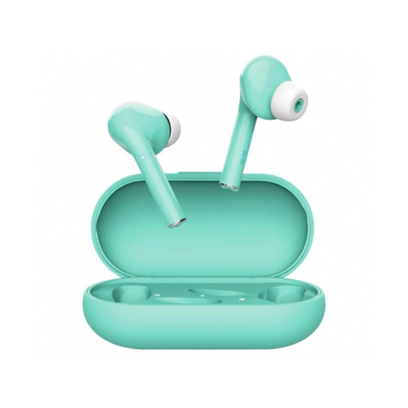 AURICULAR TRUST NIKA INALAMBRICO BLUETOOTH CON ESTUCHE DE CARGA COLOR TURQUESA