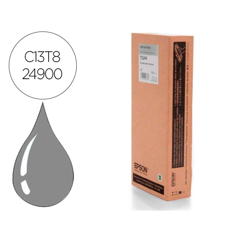 INK-JET EPSON GF SURECOLOR SERIE SC-P GRIS CLARO ULTRACHROME HDX/HD 350ML