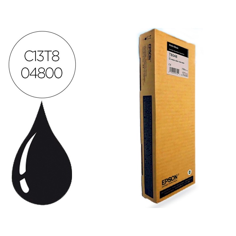 INK-JET EPSON GF SURECOLOR SERIE SC-P NEGRO MATTE ULTRACHROME HDX/HD 700ML