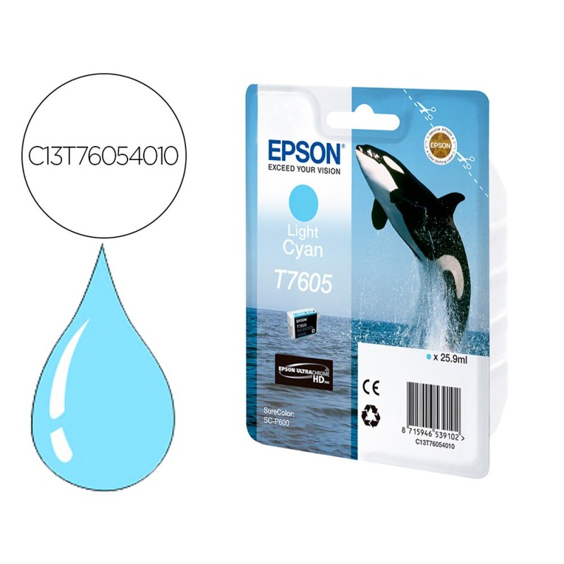 INK-JET EPSON SURECOLOR SC-P600 CIAN CLARO