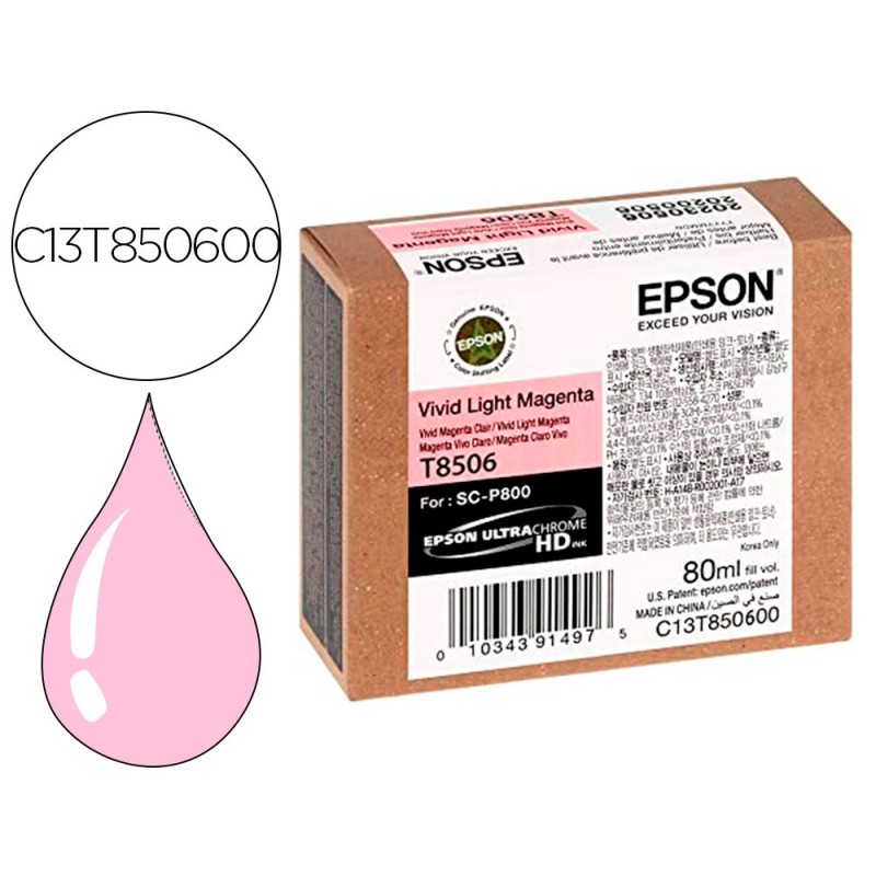 INK-JET EPSON SURECOLOR SC-P800 MAGENTA CLARO