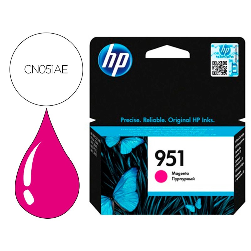 INK-JET HP INYECCION MAGENTA N 951/APROX. 700 P GINAS/A7F64A/1000 PAGINAS