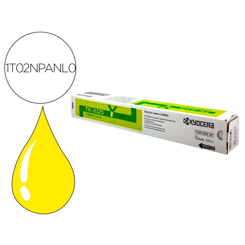 TONER KYOCERA -MITA TONER AMARILLO TK8325Y