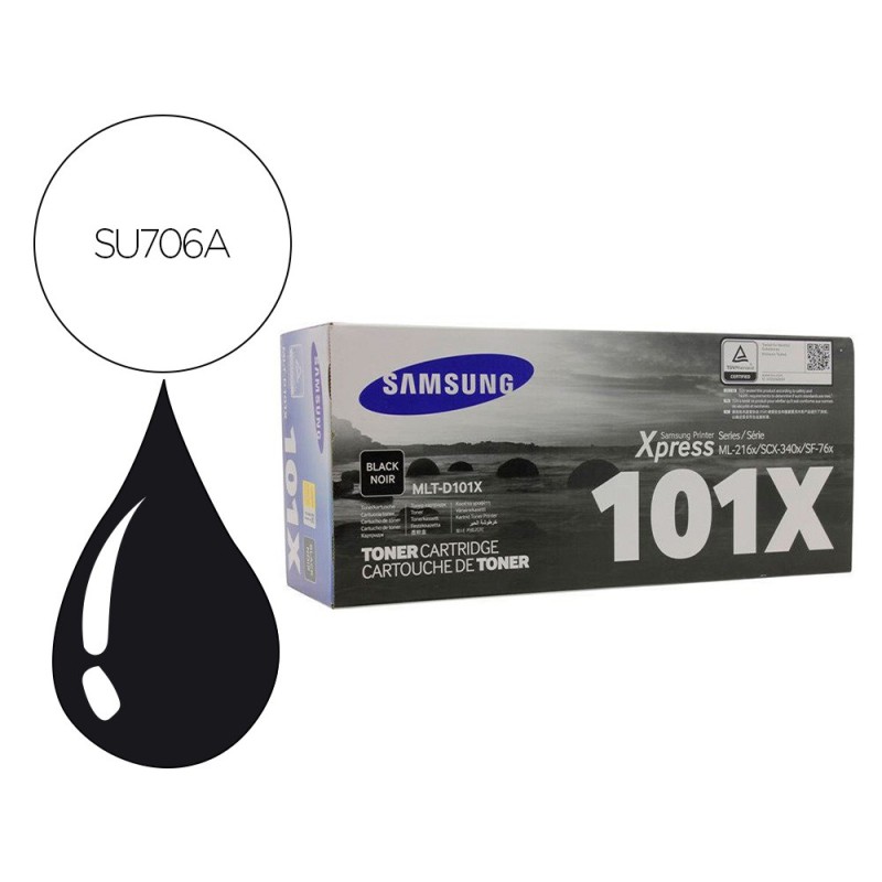 TONER HP SAMSUNG NEGRO LASER ML2160 /62/65/65W / 68 SCX3400 /F / 05 / 05F / 05FW / 05W SF760P MLTD101X/EL