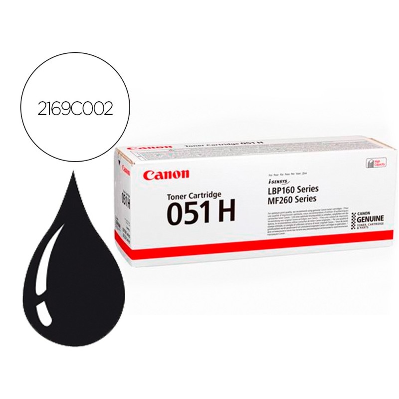 TONER CANON 051H 4100P ISENSYS LBP162 NEGRO