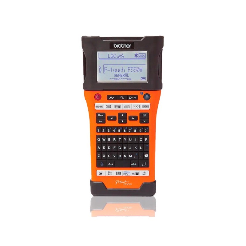 ROTULADORA BROTHER P-TOUCH IMPRESION TERMICA 180X360 DPI LCD 3 LINEAS BATERIA ION LITIO WIFI