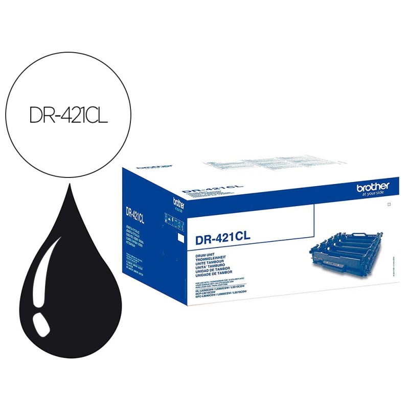 TAMBOR BROTHER DR-421CL CUATRICOLOR PARA IMPRESORAS DCP-L8410CDW / L8260CDW / L8900CDW / L9570CDW /