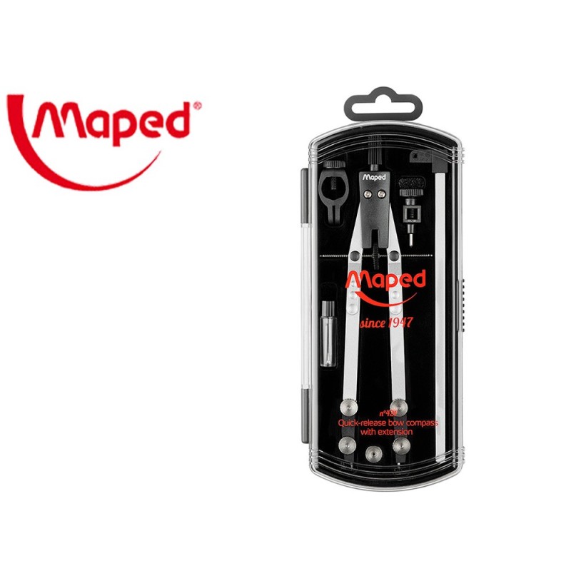 COMPAS MAPED TECNICO CON BIGOTERA CON ALARGADOR 5 PIEZAS