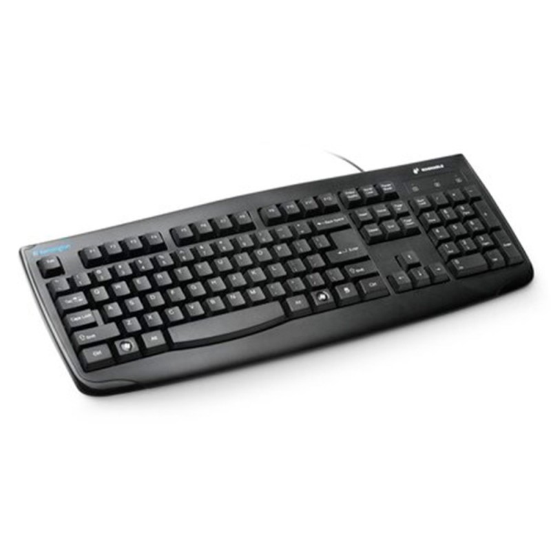 TECLADO KENSINGTON PRO FIT LAVABLE 104 TECLAS CON CABLE COLOR NEGRO 455X220X40 MM