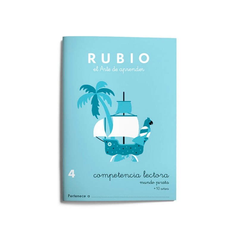 CUADERNO RUBIO COMPETENCIA LECTORA 4 MUNDO PIRATA
