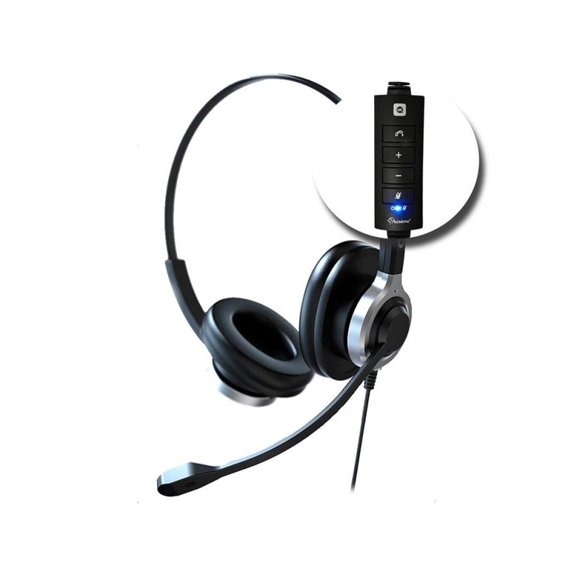 AURICULAR ACCUTONE UB610MKII-UC ALTA GAMA BIAURAL USB CONTROLADOR/CANCELACION 90%