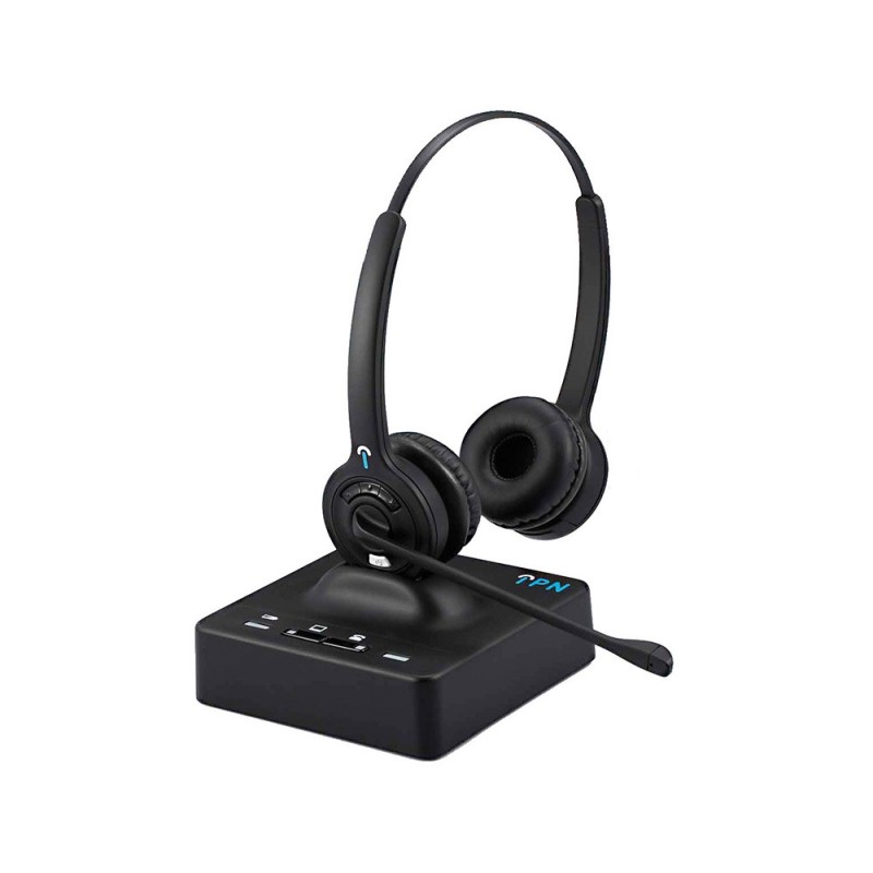 AURICULAR ACCUTONE DW1B INALAMBRICO BIAURAL CON TECNOLOGIA ECO DECT CONEXION RJ USB 9 HORAS DE BATERIA 400