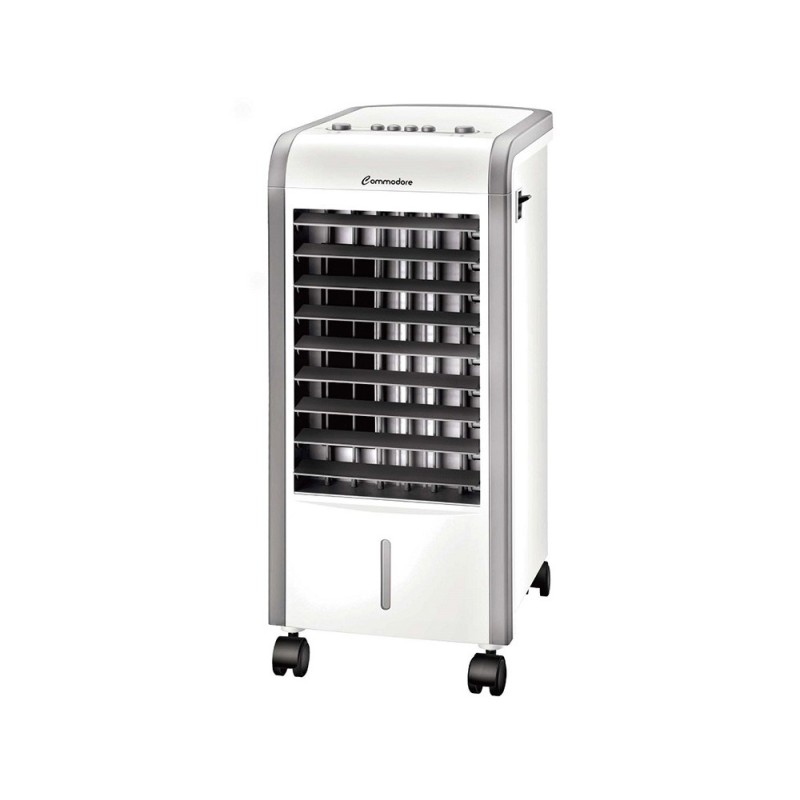 CLIMATIZADOR COMMODORE FRIO CALOR Y HUMIDIFICADOR 3 VELOCIDADES 80W/2000W DEPOSITO 3 L CON RUEDAS