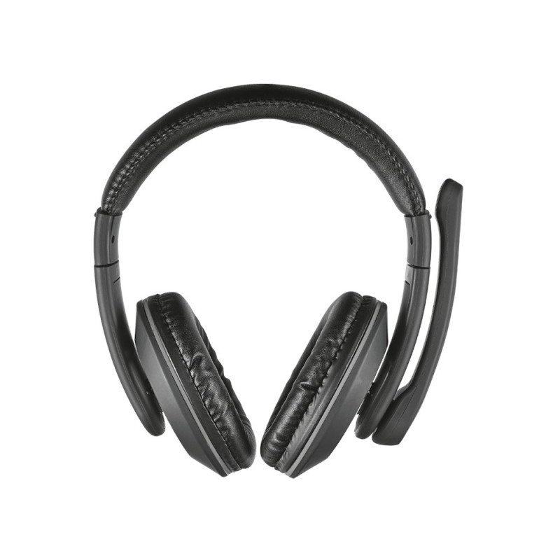 AURICULAR TRUST RENO HEADSET PARA PC Y LAPTOP LONGITUD CABLE 1,8 M CON MICROFONO CONEXION JACK 3.5 MM COLOR