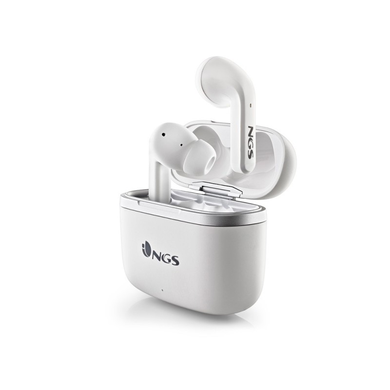 AURICULAR NGS ARTICA CROWN INALAMBRICO ALCANCE 10 M BASE DE CARGA CONTROL TACTIL AUTONOMIA 32 HORAS USB-C
