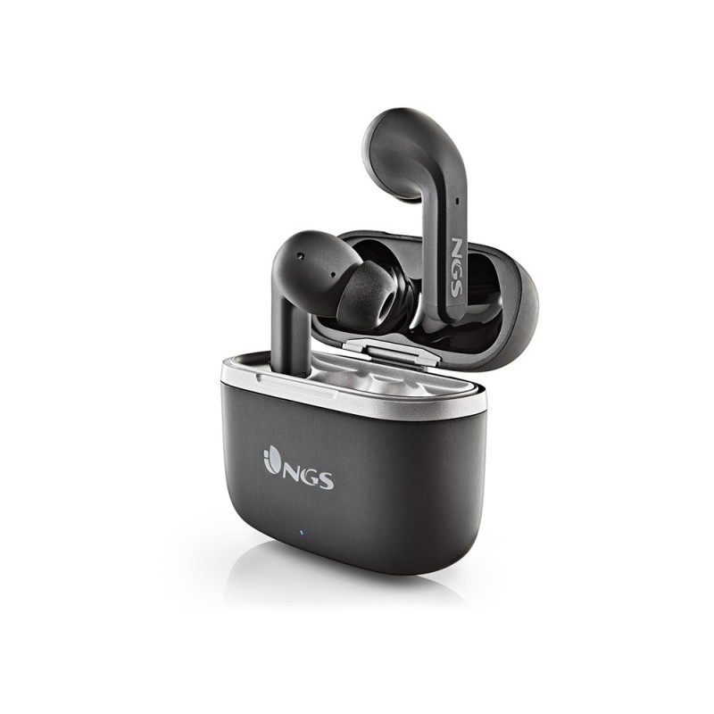 AURICULAR NGS ARTICA CROWN INALAMBRICO ALCANCE 10 M BASE DE CARGA CONTROL TACTIL AUTONOMIA 32 HORAS USB-C