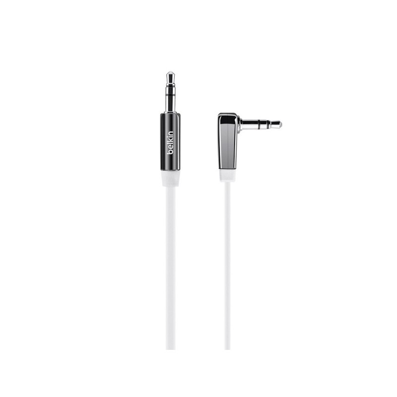 CABLE AUXILIAR BELKIN AV10128CW03-WHT MIXIT UP JACK 3.5 MM LONGITUD 0,9 M COLOR BLANCO