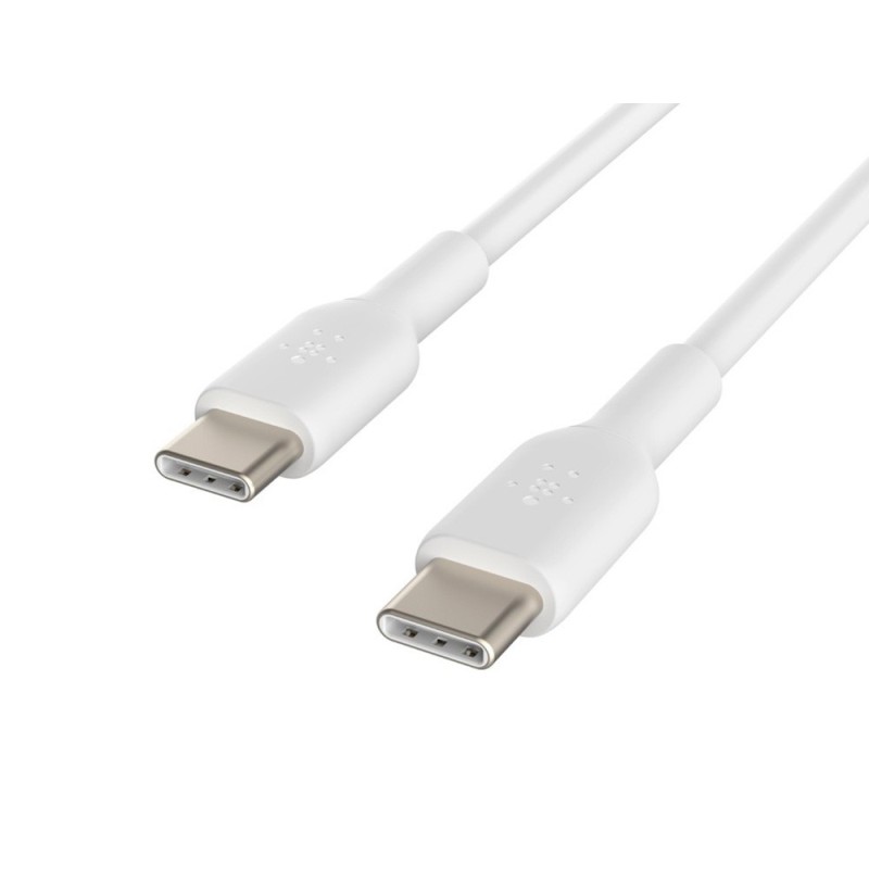 CABLE BELKIN CAB003BT1MWH USB-C A USB-C BOOST CHARGE LONGITUD 1 M COLOR BLANCO
