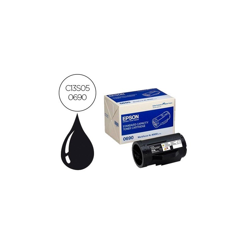 TONER EPSON 0690 WORKFORCE AL-M300 / AL-MX300 NEGRO 2.700 PAG